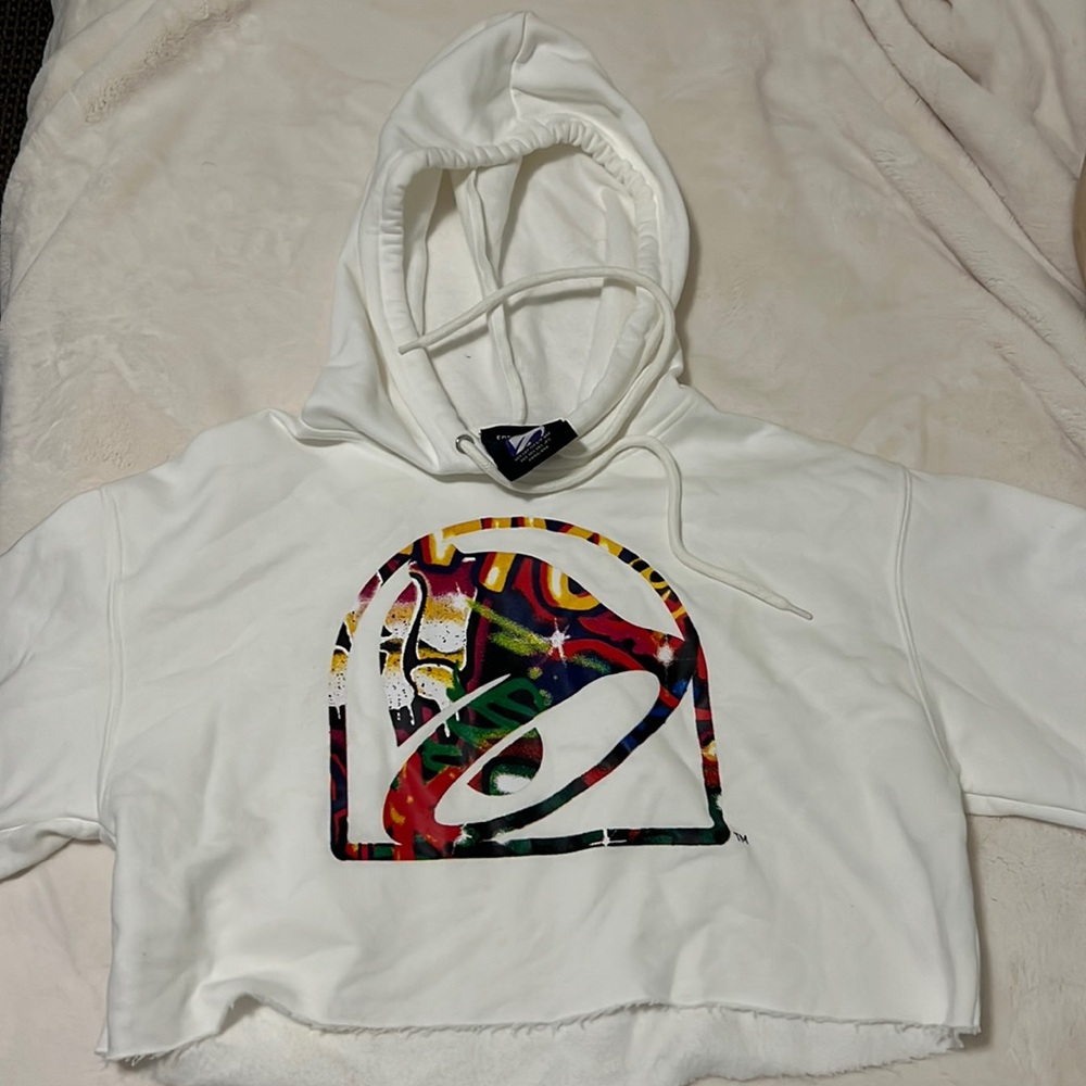 Forevor 21 x Taco Bell cropped hoodie
